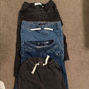 Zara Kids Sweatpants in Black and Blue